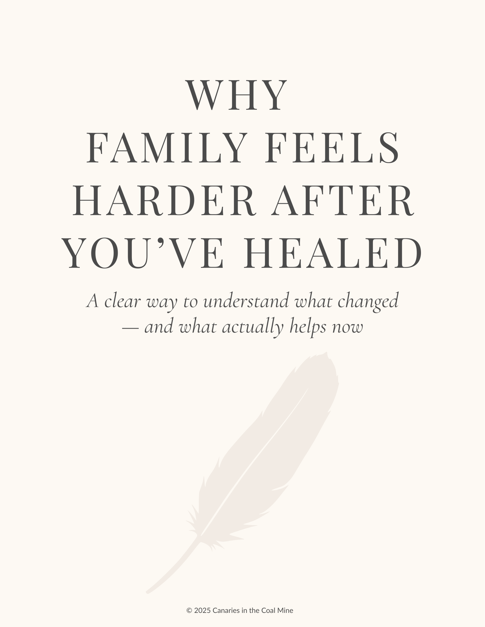 Why Family Feels Harder After You’ve Healed